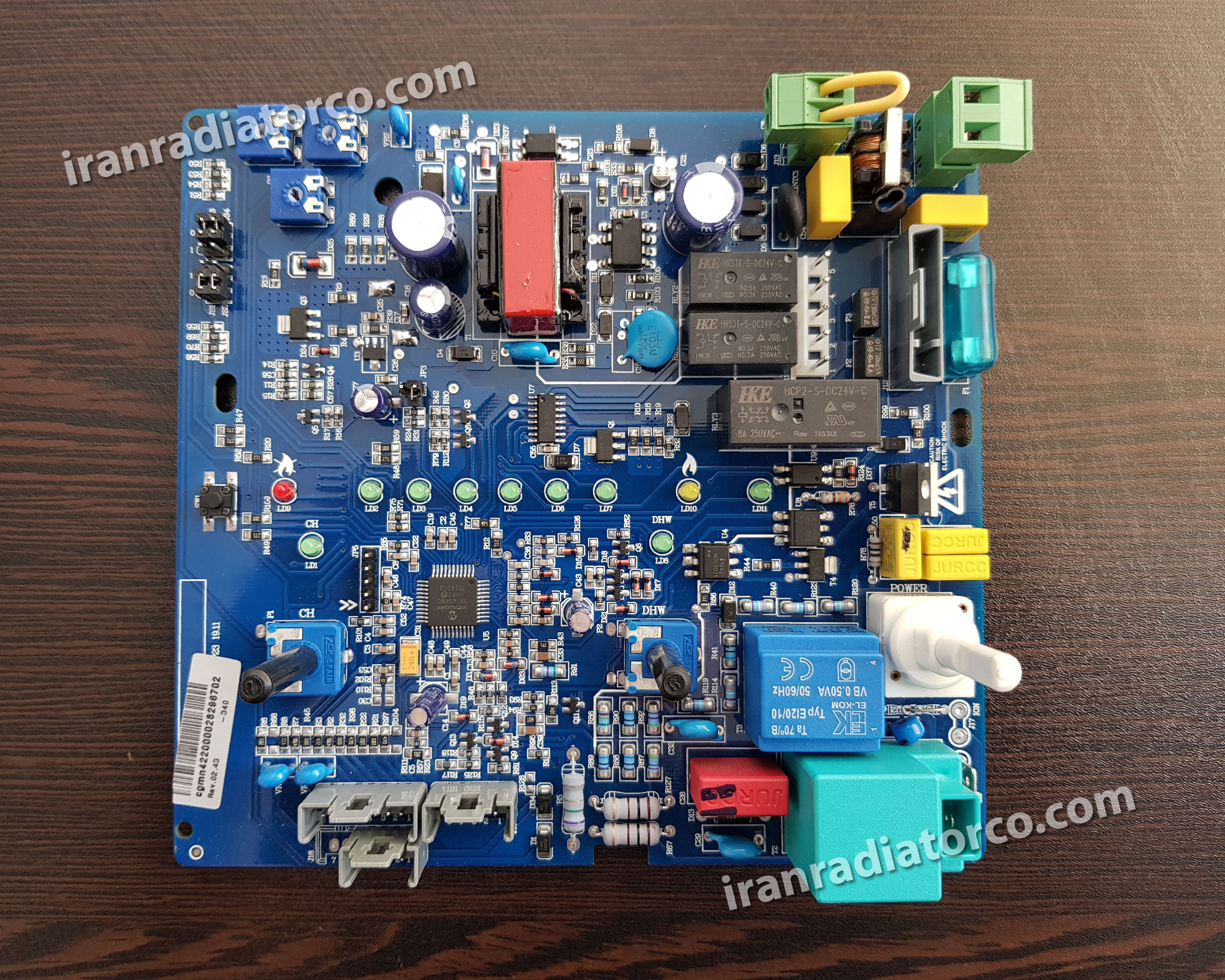 برد الکترونیک PCB سری E,M,B ایران رادیاتور